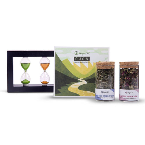 Kashmiri Saffron Tea & Lemongrass Tranquility Green Tea Gift Pack