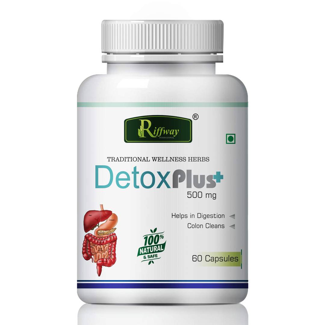 Detox Plus Herbal Capsules For Helps In Digestion & Colon Clean 100% Ayurvedic Pack Of 1