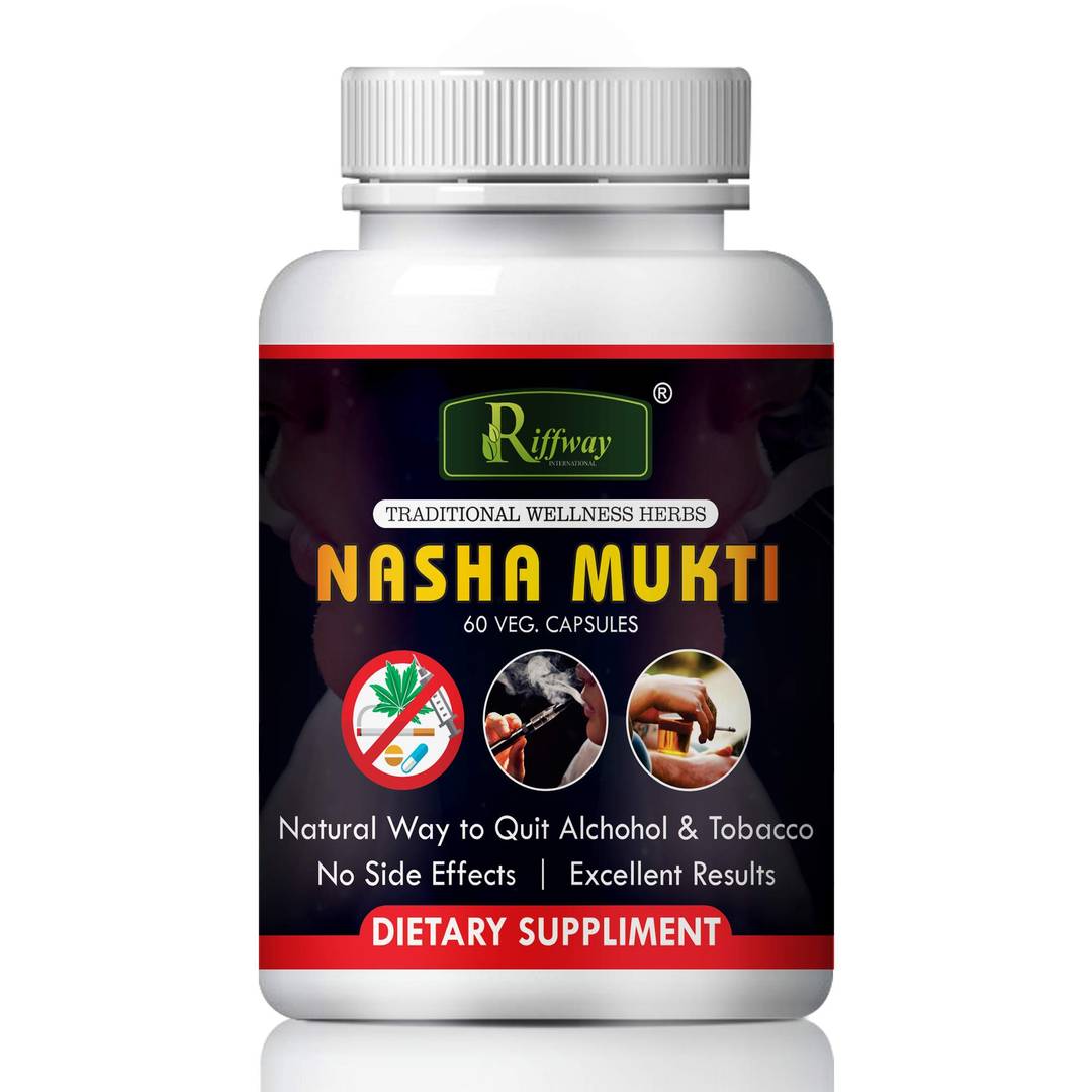 Nasha Mukti Herbal Capsules For Quit Alcohol And Smoking 100% Ayurvedic Pack Of 1
