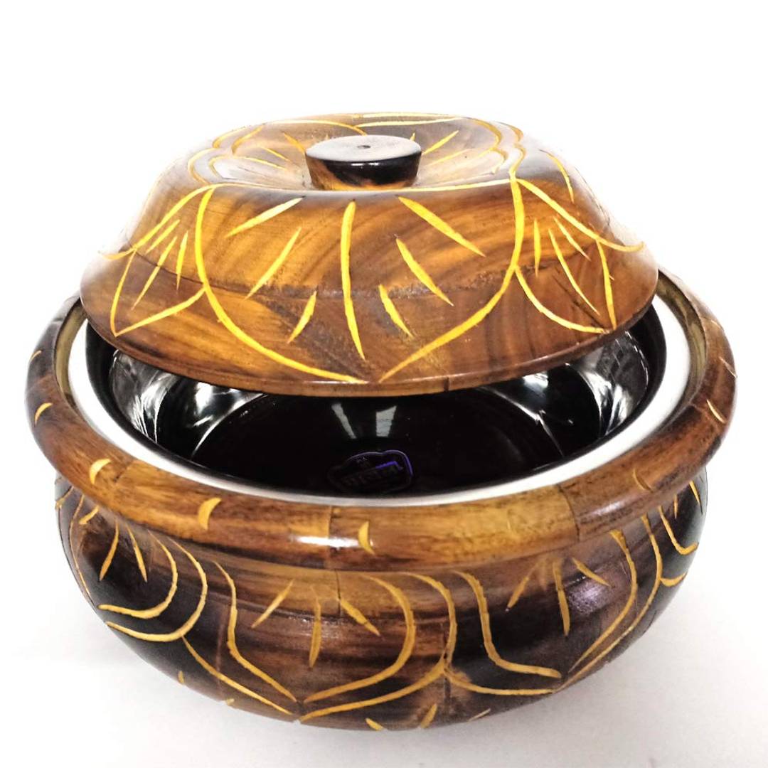 Wooden Casserole / Chapati Box