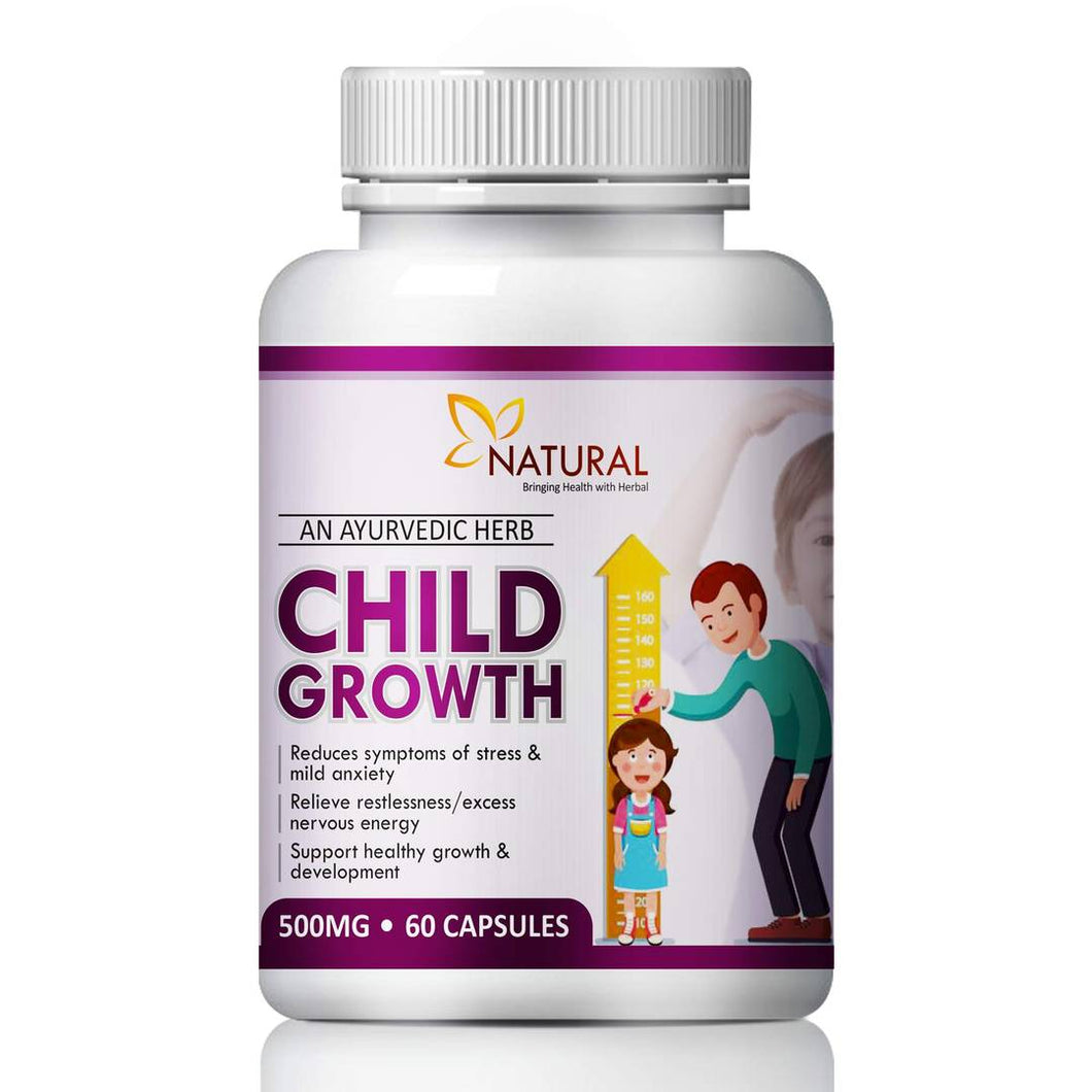 Child Growth Herbal Capsules For Helps To Growing Health Of Children 100% Ayurvedic (60 Capsules)