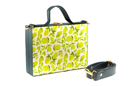 Women's Regular Size Printed Multicoloured Silk Box Clutcher