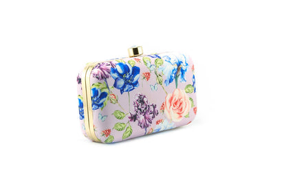 Women's Hand Box Clutch with Detachable Sling (Multicolour)