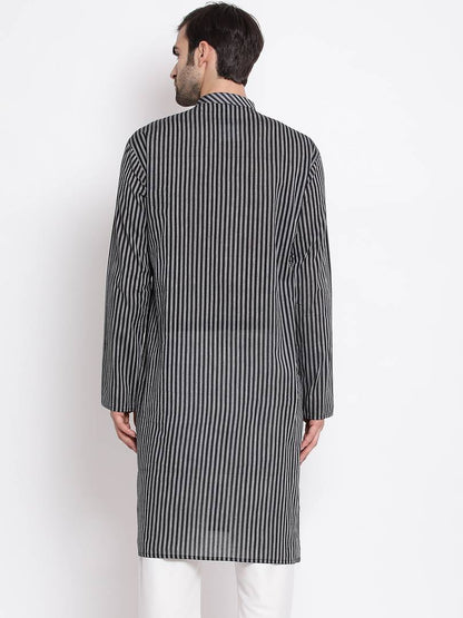 Stylish Black Pure Cotton Kurta