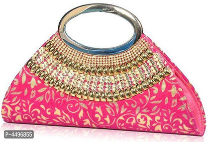 Trendy Velvet Party Wear Bridal Clutch