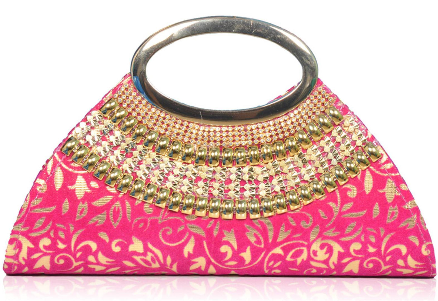 Trendy Velvet Party Wear Bridal Clutch