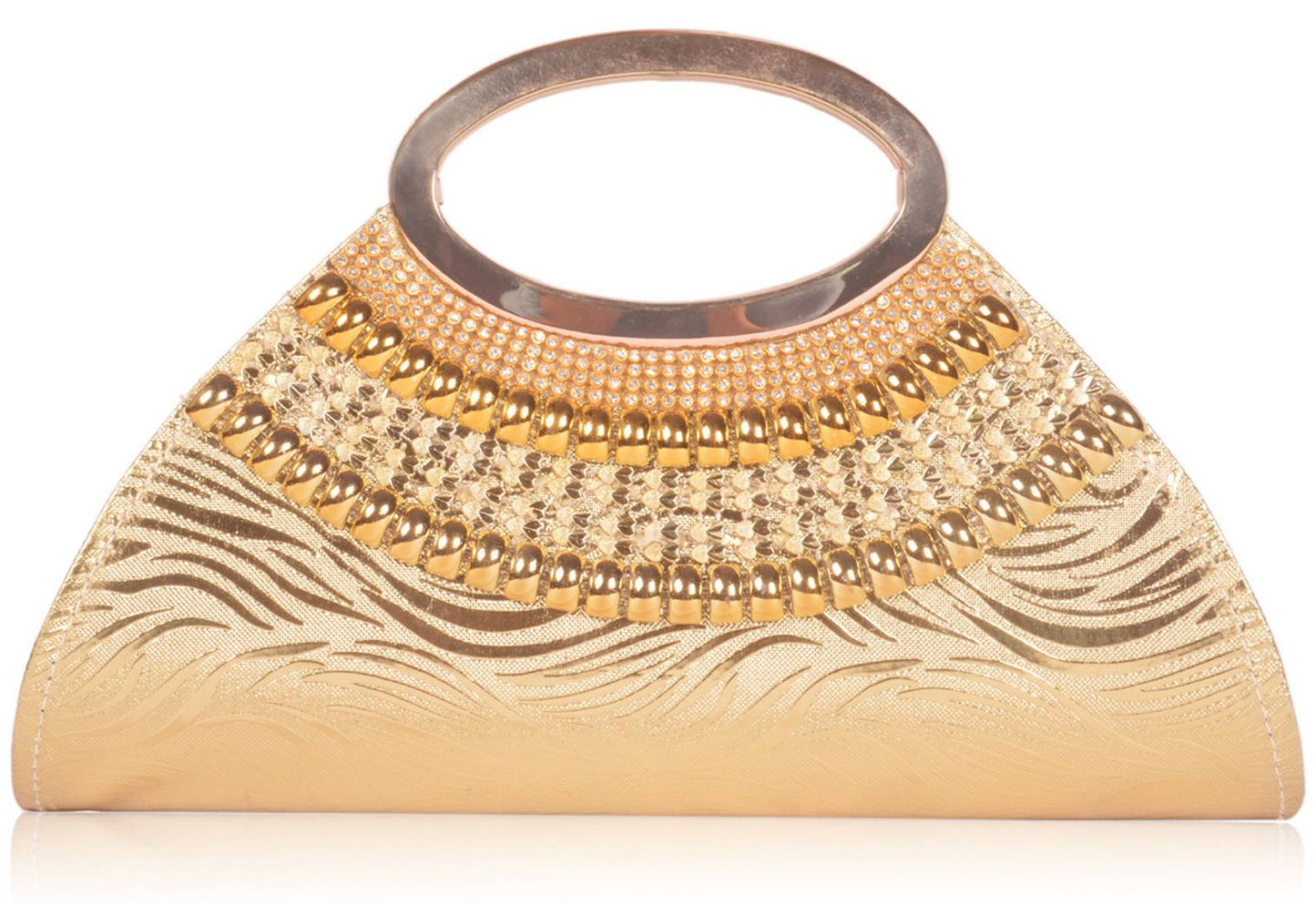 Trendy Velvet Party Wear Bridal Clutch