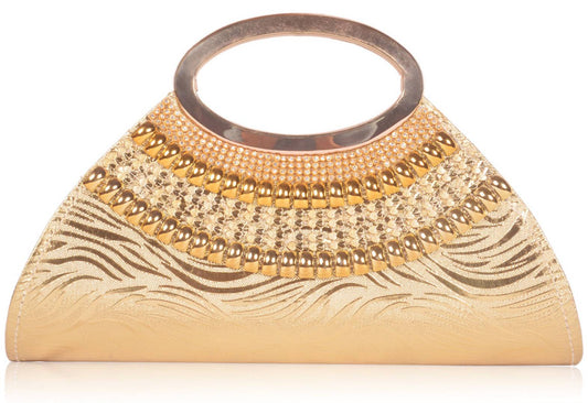 Trendy Velvet Party Wear Bridal Clutch