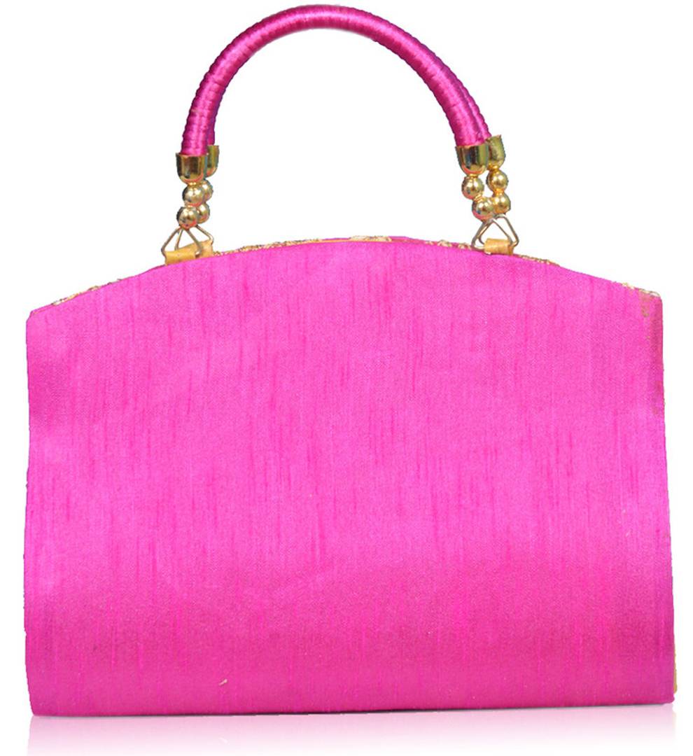Trendy Velvet Party Wear Bridal Clutch