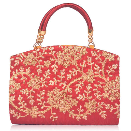 Trendy Velvet Party Wear Bridal Clutch