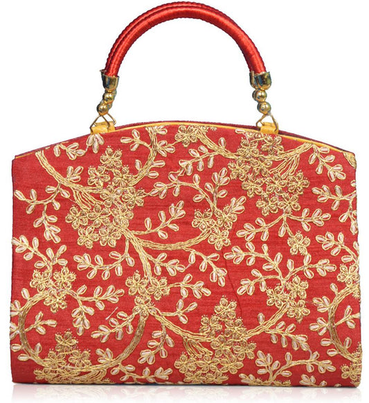 Trendy Velvet Party Wear Bridal Clutch