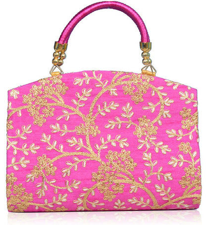 Trendy Velvet Party Wear Bridal Clutch