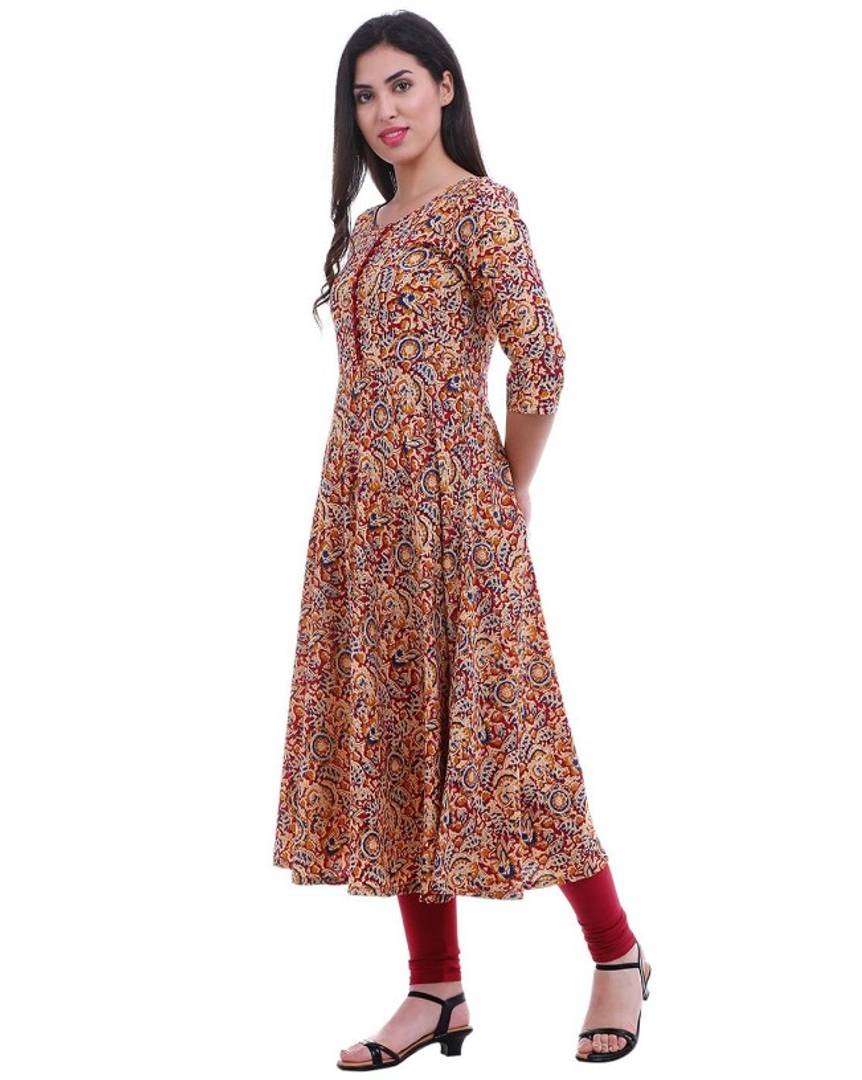 Stylish Crepe Printed Kurta