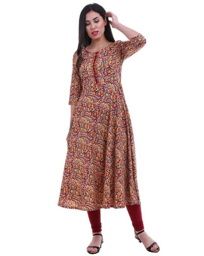 Stylish Crepe Printed Kurta