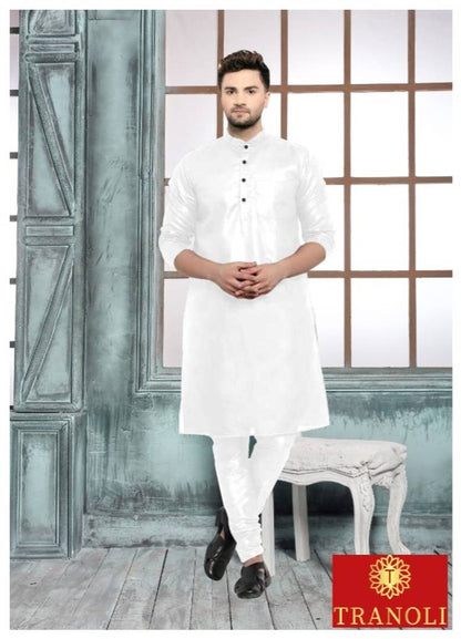 Men's Knee Length Cotton Kurta