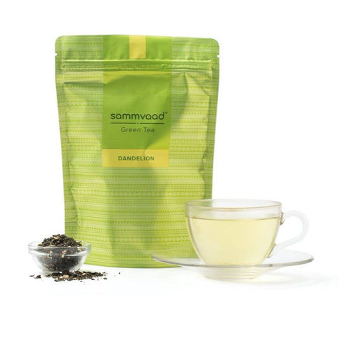 Dandelion Green Tea - A refreshing drink that is sweet and detoxifies your body and helps you break down food.