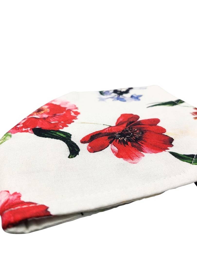 Women Printed Pack of 5 Reusable 2-Ply Cotton Cloth Masks