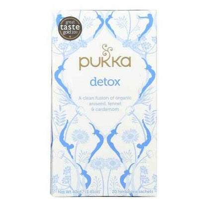Pukka Herbal Teas Tea - Organic - Herbal - Detox - 20 Bags - Case of 6