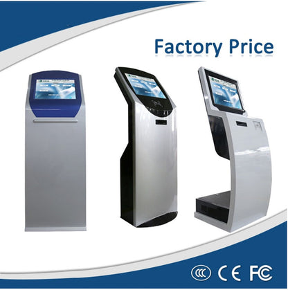 Floor Standing Self-Service Touch Screen Payment Ticket Kiosk, Vending Machine