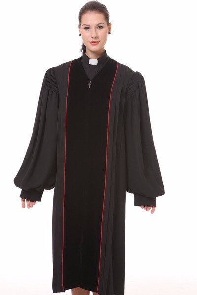 Unisex Men's Women's Minister Missionary Robe Christian Church Pastor Minister Clothes Priest Clothing Church Men's Long Robe
