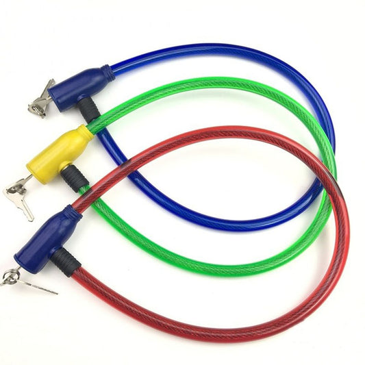 Stel Wire Metal Bicycle Safety Lock Universal Anti-Theft Bicycle Lock (One Lock Included) Motorcycle Wire Lock Safety Cable 2 Keys