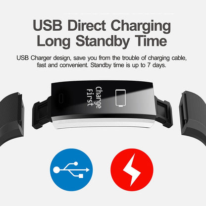 2019 Sport Bracelet Watch Women Men LED Waterproof Smart Wrist Band Heart rate Blood Pressure Pedometer Clock For Android iOS