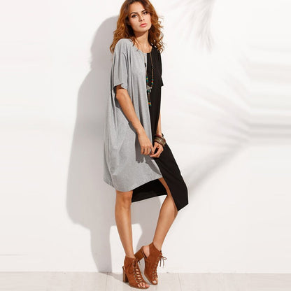 2019 Women's Summer Dress Plus Size Casual Blouse Shirt Dress 5XL Short Beach Shift Dresses Loose Short Sleeve Party Vestidos