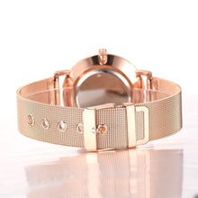 Load image into Gallery viewer, 2020 Mesh Belt Rose Gold ultra-thin Minimalist Women Watch montre femme Sport Wrist Watches zegarek damski Watch
