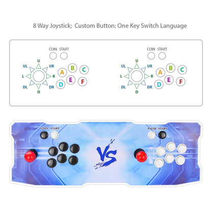 2020 Pandora Box X 3303 Arcade Game Acrylic console 2 Players joystick stick controller console HDMI VGA USB output TV PC