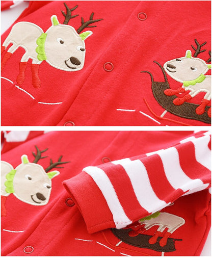 2020 Newborn Baby Boy Girls Clothes Spring Autumn Long Sleeve Cartoon Rompers 0 1Baby Cotton Climbing Animal Costumes Jumpsuit