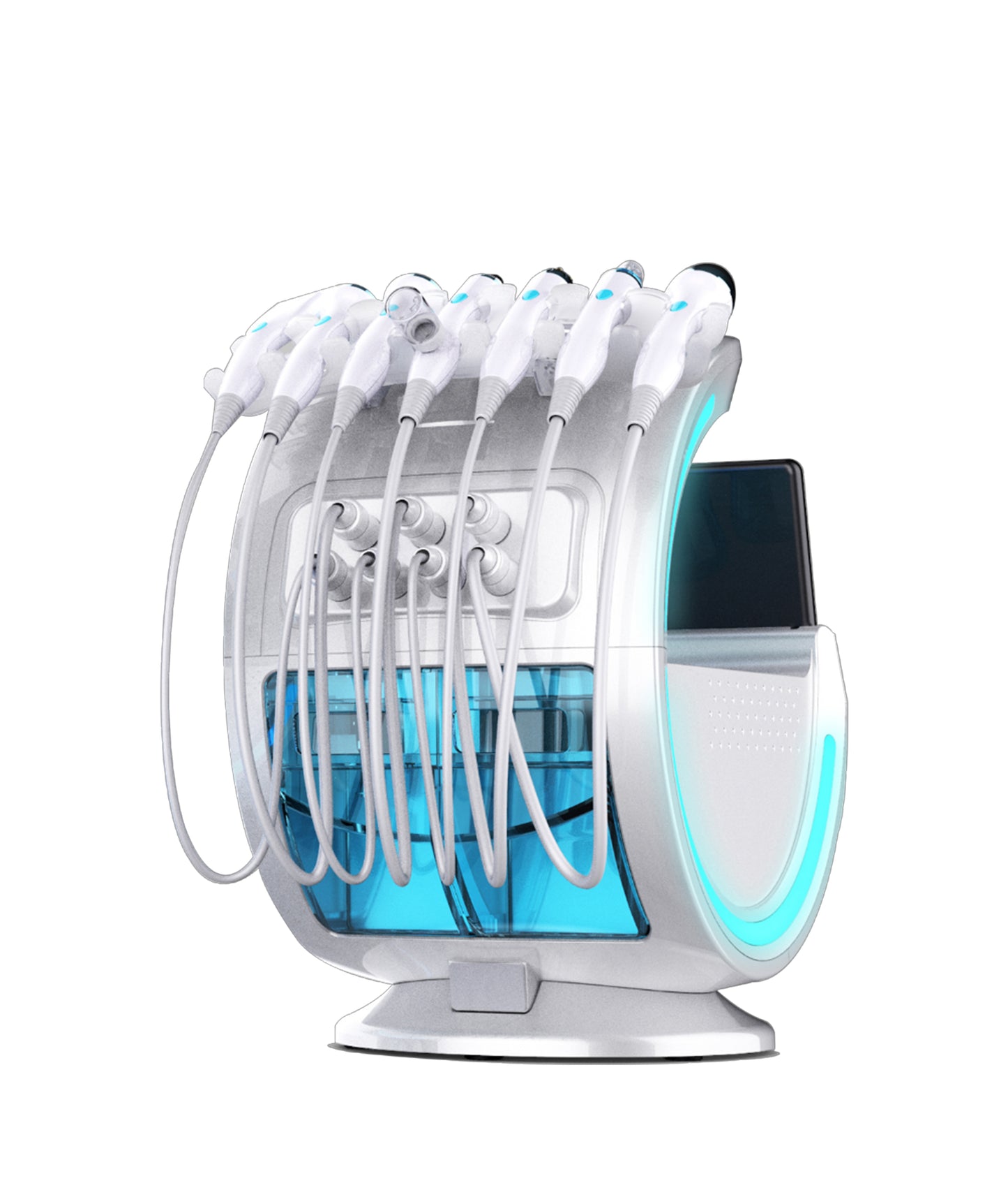 2021 6 in 1 H2O2 Hydro Dermabrasion Lifting Face Care Facial Rejuvenation Microdermabrasion Water Multipolar Beauty Machine
