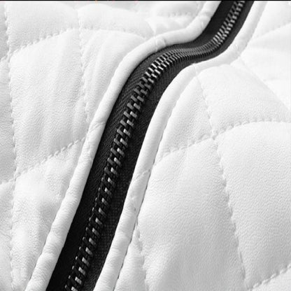 2021 Autumn and Winter Men's Leather Jacket Casual High-quality Classic Motorcycle Jacket Men's Thickened Stand-up Collar Jacket