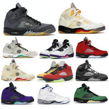 Cargar imagen en el visor de la galería, 2021 Basketball Shoes 5 Raging Bull Red Sail Muslin Stealth What The Anthracite Alternate 5s Men Women Scarpe Sneakers
