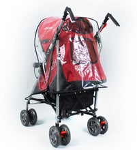 Cargar imagen en el visor de la galería, 2021 Brand New Baby Stroller Raincover Universal Pushchair Pram Buggy Rain Cover Transparent Rain Cover

