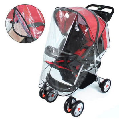 2021 Brand New Baby Stroller Raincover Universal Pushchair Pram Buggy Rain Cover Transparent Rain Cover