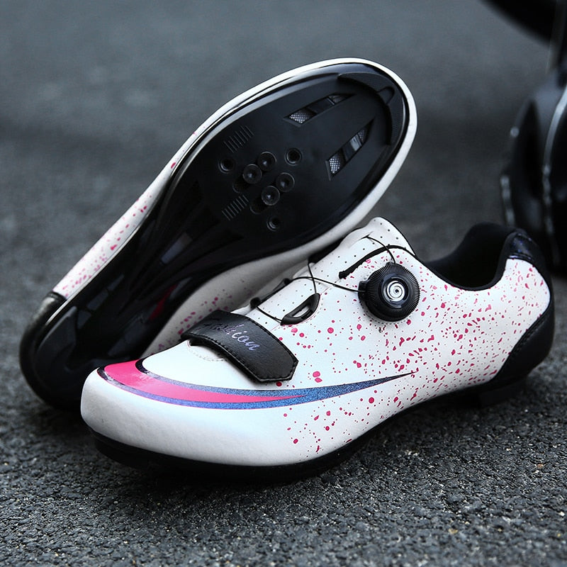 2021 Cycling MTB Shoes Men Sports Route Cleat Road Bike Speed Flat Sneaker Racing Women Bicycle Mountain Spd Biking Footwear