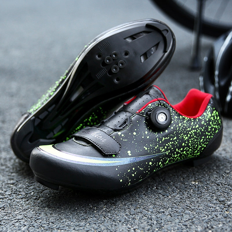 2021 Cycling MTB Shoes Men Sports Route Cleat Road Bike Speed Flat Sneaker Racing Women Bicycle Mountain Spd Biking Footwear