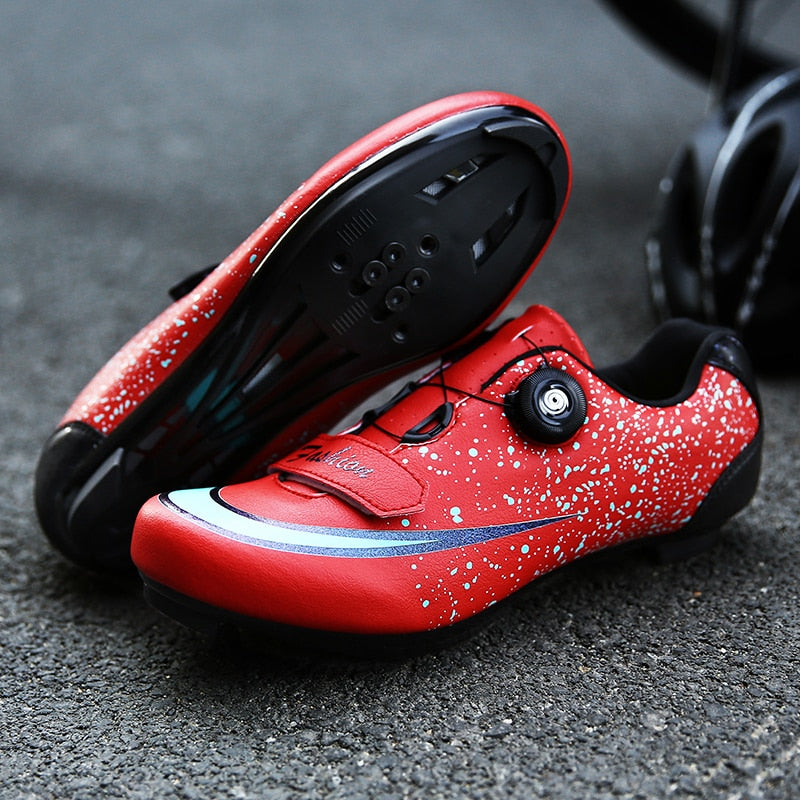 2021 Cycling MTB Shoes Men Sports Route Cleat Road Bike Speed Flat Sneaker Racing Women Bicycle Mountain Spd Biking Footwear