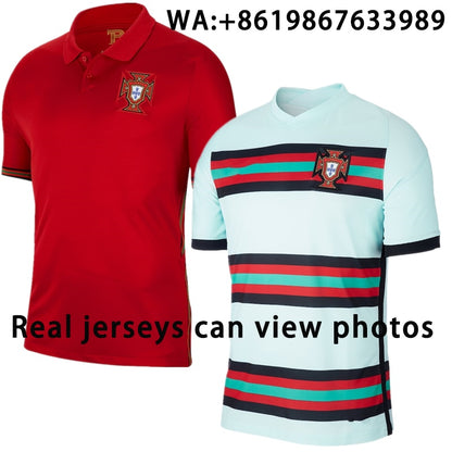 2021 European Cup Portugal National Team Cristiano Ronaldo Felix Pepe Football Jersey