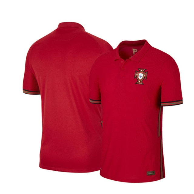 2021 European Cup Portugal National Team Cristiano Ronaldo Felix Pepe Football Jersey