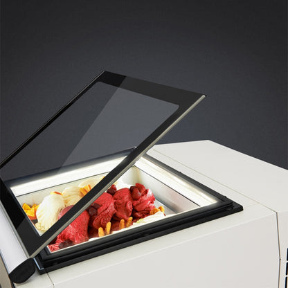 2021 Ice Cream Display Cabinet Desktop Direct Cooling Ice Display Freezer Small Ice Cream Cabinet 3-tray  FREE CFR BY SEA