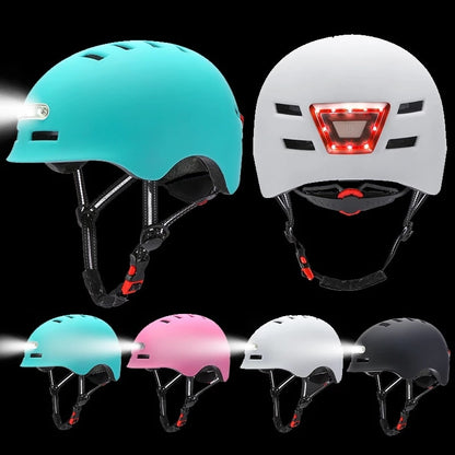 2021 NEW Lamp Cycling Smart Tail Light Bike Adult Helmet Electric Bicycle MTB Road Scooter For Sport Urban Helmet Men Women