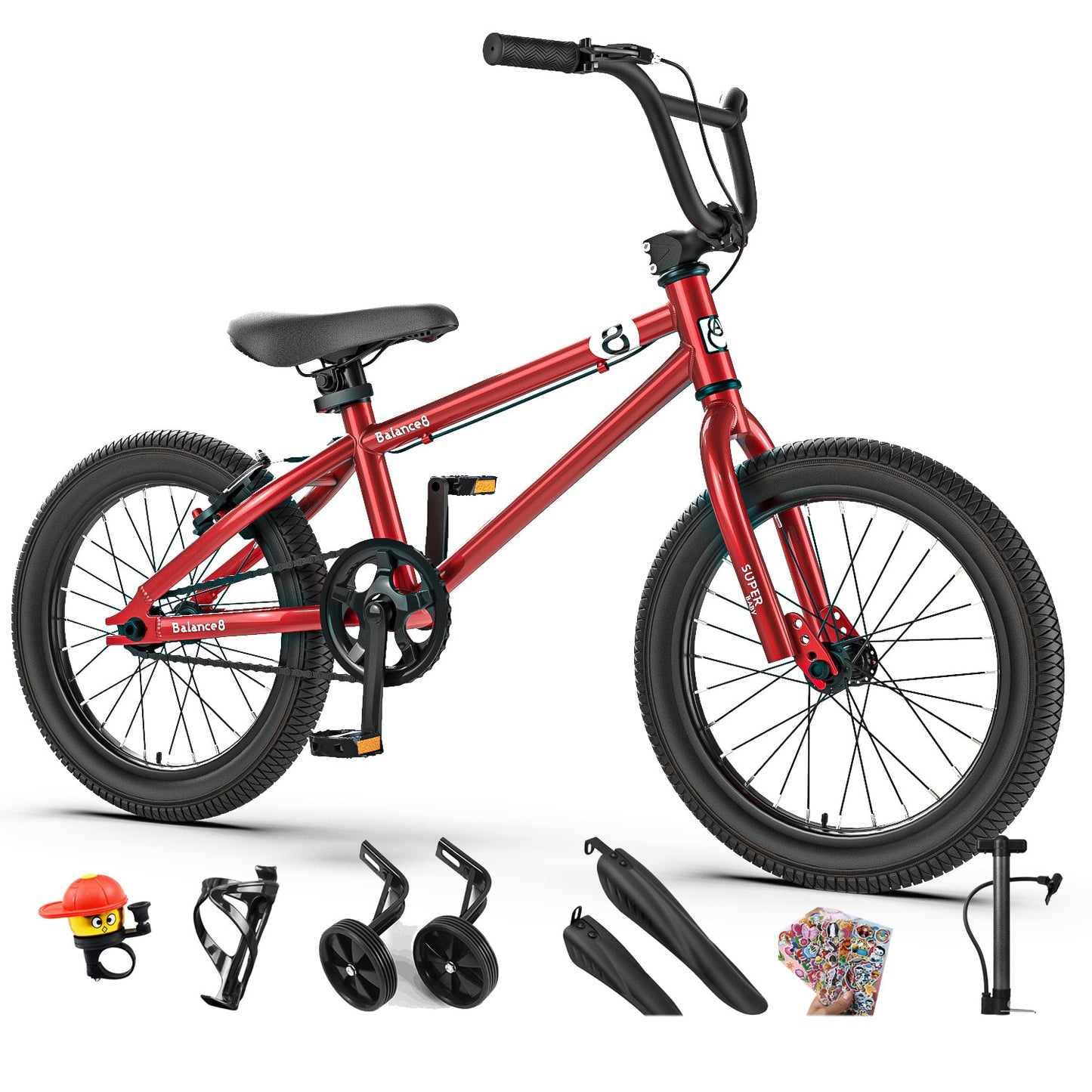2021 New Children Bicycles Boys Girls Bicycles 16 Inch 20 Inch Bicycle Mountain Bike Suitable For Children 4-12 Years Old