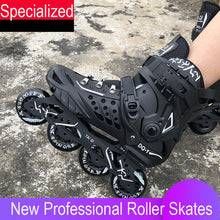 Cargar imagen en el visor de la galería, 2021 New High Quality Speed Skates Shoes Hockey Sneakers Rollers Women Men Roller Adults Outdoor Sport Inline Professional
