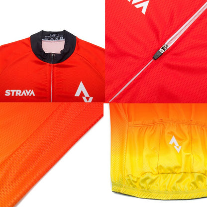 2021 STRAVA Cycling Team Jersey 20D Bike Shorts Set Ropa Ciclismo MenS MTB Summer Pro Bicycling Maillot Bottom Clothing