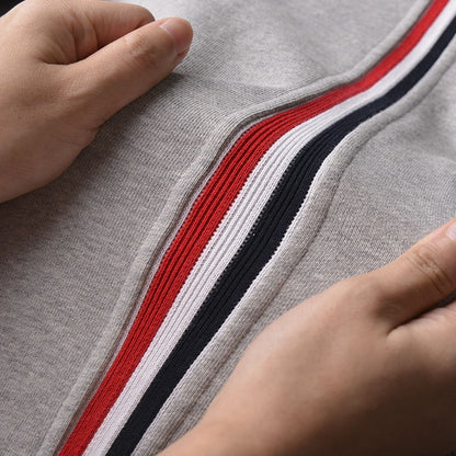 2021 TB THOM men's full length sweatpants with Yarn-dyed ribbon sport casual trousers men 100% cotton Jogging pants male