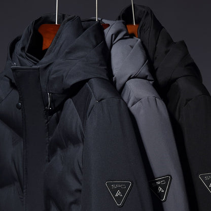 2021 Top Grade Winter Brand Casual Fashion Long Parka 90% White Duck Down Coat Men Windbreaker Jacket With Hooded Mens Clothes