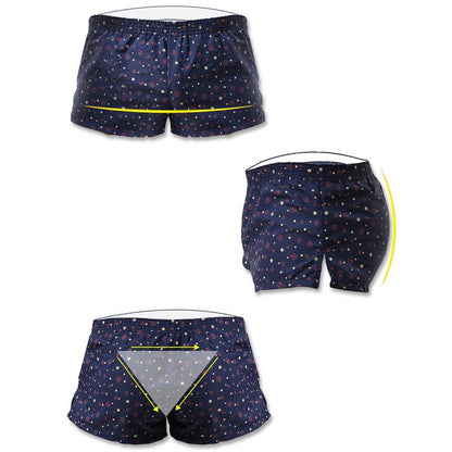 2021 Underwear Men Boxer Shorts Cotton Loose Breathable Sleepwear Boxers Dot Print Men Shorts Underwear Panties Boxer Homme