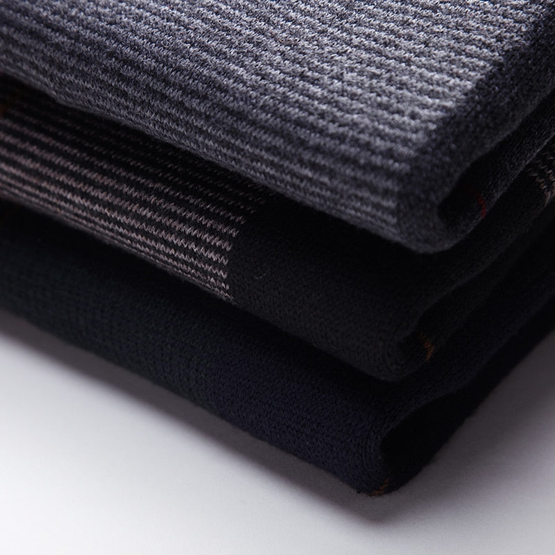 2021 Zipper Thick Warm Winter Striped Knitted Pull Sweater Men Wear Jersey Mens Pullover Knit Mens Sweaters Male Fashions 93003