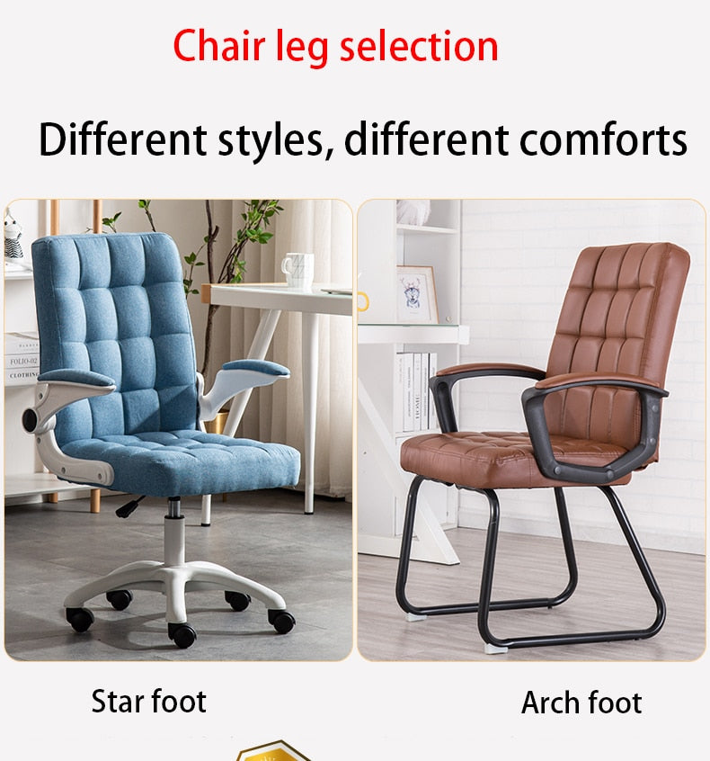 2021 Computer Chair Home Office Chair Lift Swivel Chair Simple Staff Student Chair Conference Room Leisure Back Chair